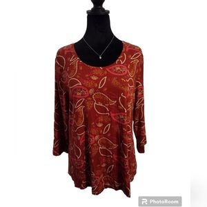 4 For $25 NWT JM COLLECTION WINERY CUMBO SIZE PET/XL